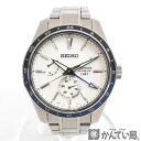 SEIKO セイコー　PRESAGE プレザージュ　SARF017　シャープエッジシリーズ ZERO HALLIBURTON ゼロハリバートン リミテッドエディション　白文字盤　GMT　自動巻き　久安店　A24-399H