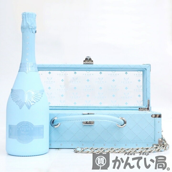 楽天質屋　かんてい局石川　楽天市場店【未開栓】ANGEL CHAMPAGNE NV Demi Sec　エンジェル　ドゥミセック　ブルー　750ml　12.5％　シャンパン　レザータイプ　久安店　A24-483H