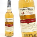 【未開栓】TOMINTOUL　トミントール　14年　700ml　46％　スペイサイド　グレンリベット　シングルモルト　スコッチ　ウイスキー　アンガスダンディ社　久安店　A24-758H