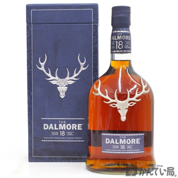 【未開栓】DALMORE ダルモア　18年　700ml　43％　シングル ハイランド モルト スコッチ　ウイスキー　箱つき　久安店　A24-769H