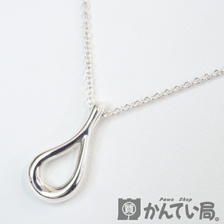 ティファニー ティアドロップ ネックレス（レディース） 【USED-A】TIFFANY＆Co. ティファニー　エルサペレッティ　オープンティアドロップ ペンダント ネックレス　シルバー　SV925　約3g　2024年4月 新品仕上済み　久安店　A24-733