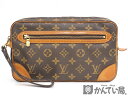 【USED-BC】LOUIS VUITTON　ルイ ヴィトン　M51825　マルリードランゴンヌ GM　セカンドバッグ　クラッチバッグ　ポーチ　モノグラム 　久安店　A23-1841H