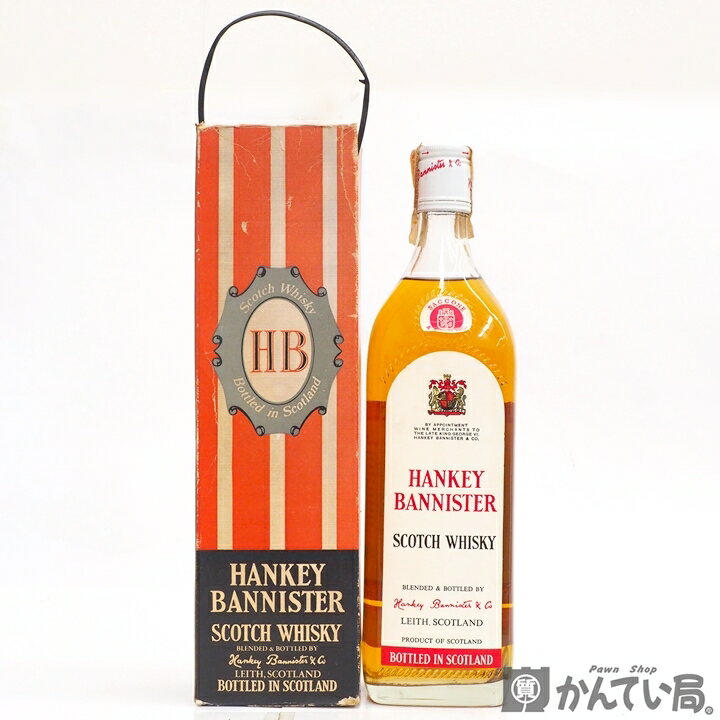 【未開栓】HANKEY BANNISTER　ハンキーバニスター　スコッチ ウィスキー　ブレンデッドウイスキー　従価　750ml　43％　久安店 A24-307H