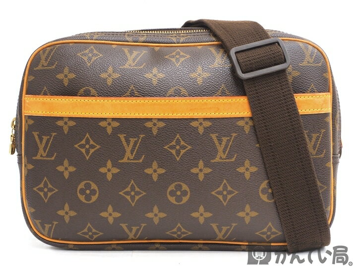 ポーター カメラバッグ 【USED-B】LOUIS VUITTON　ルイ ヴィトン　M45254　リポーター PM　ショルダーバッグ　斜め掛け　モノグラム　マロンブラウン　久安店　A24-331H