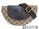 【USED-AB】GUCCI グッチ　106688　ハーフムーン　ボディバッグ　ウエストポーチ　ウエストバッグ　ヒップバッグ　久安店　A23-2213H