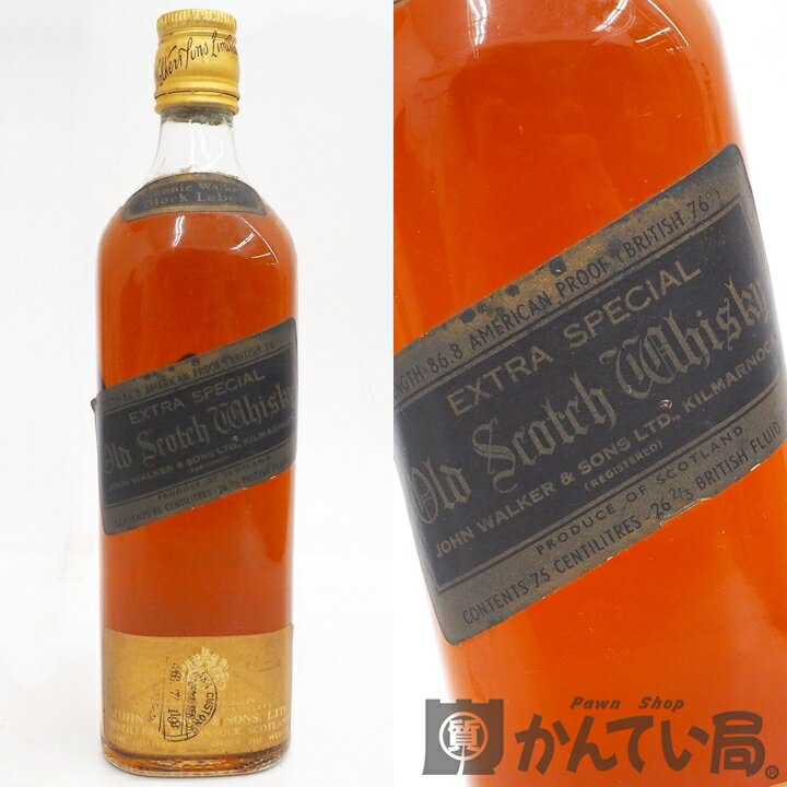 【未開栓】Johnnie Walker ジョニーウォーカー BLACK LABEL ブラックラベル EXTRA SPECIAL エクストラスペシャル 750ml 43度 金キャップ ジョニ黒 スコッチ ウイスキー ウィスキー 久安店 A24-303H