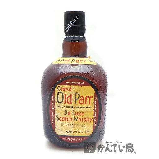 【未開栓】Grand Old Parr グランド オールドパー デラックス 750ml 43% 朝日物産輸入 特級・従価 スコッチウイスキー 古酒 久安店 A25-1207 【未開栓】Grand Old Parr グランド オールドパー デラックス 750ml 43% 朝日物産輸入 特級・従価 スコッチウイスキー 古酒 久安店 A25-1207