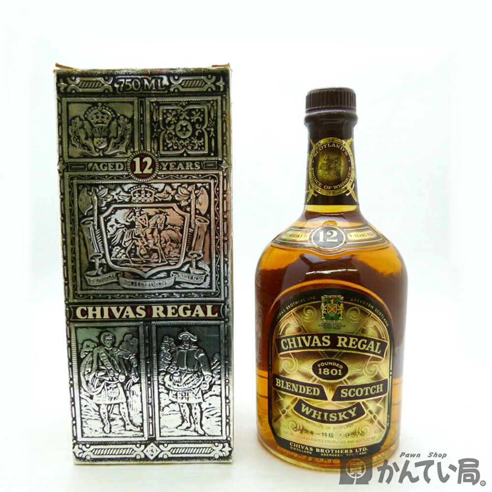 【未開栓】CHIVAS REGAL 1801　シーバスリーガル 12年　750ml　43%　スコッチ　ウイスキー特級　従価　ブレンデッド　箱つき　久安店　..