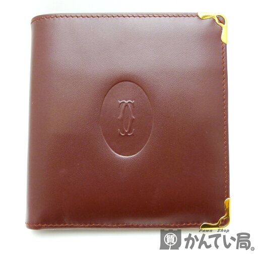 【USED-A】CARTIER カルティエ 73184192 マストライン 二つ折り財布 ボルドー レザー ゴールド金具 小銭入れあり 箱・ギャラつき ヴィンテージ 久安店 A24-108H 【USED-A】CARTIER カルティエ 73184192 マストライン 二つ折り財布 ボルドー レザー ゴールド金具 小銭入れあり 箱・ギャラつき ヴィンテージ 久安店 A24-108H