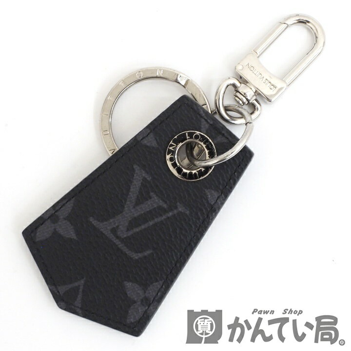 LOUIS VUITTON　ルイヴィトン　MP1795　キーホルダー アンシャッペ モノグラム エクリプス　キーリング　シルバー金具　メンズ　久安店　A25-1915H