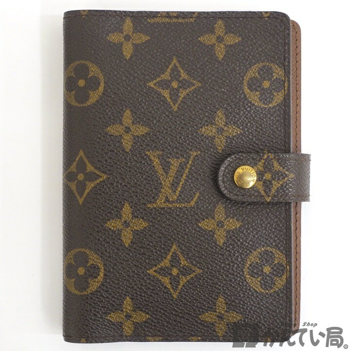 【USED-B】LOUIS VUITTON ルイ ヴィトン R20005 アジェンダ PM モノグラム マロンブラウン 手帳カバー 6穴 久安店 A25-969H