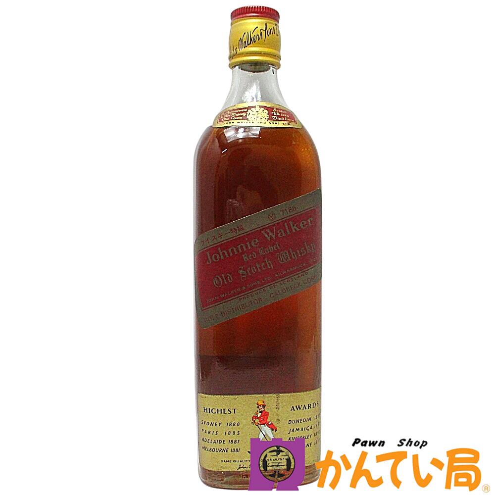 Johnnie Walker　ジョニーウォーカー　レッドラベル　750ml　43％　ブレンデッド スコッチ ウイスキー　特級　モルト・グレーン　ジョニ赤　RED LABEL　スコットランド　コールドベック輸入　古酒　B25-1025