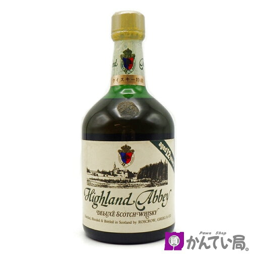 【未開栓】ウィスキー特級 ハイランドアビー 12年 750ml 43% HIGHLAND ABBEY 12 YEARS デラックス スコッチ DELUXE SCOTCH WHISKY お酒 洋酒 【未開栓】ウィスキー特級 ハイランドアビー 12年 750ml 43% HIGHLAND ABBEY 12 YEARS デラックス スコッチ DELUXE SCOTCH WHISKY お酒 洋酒