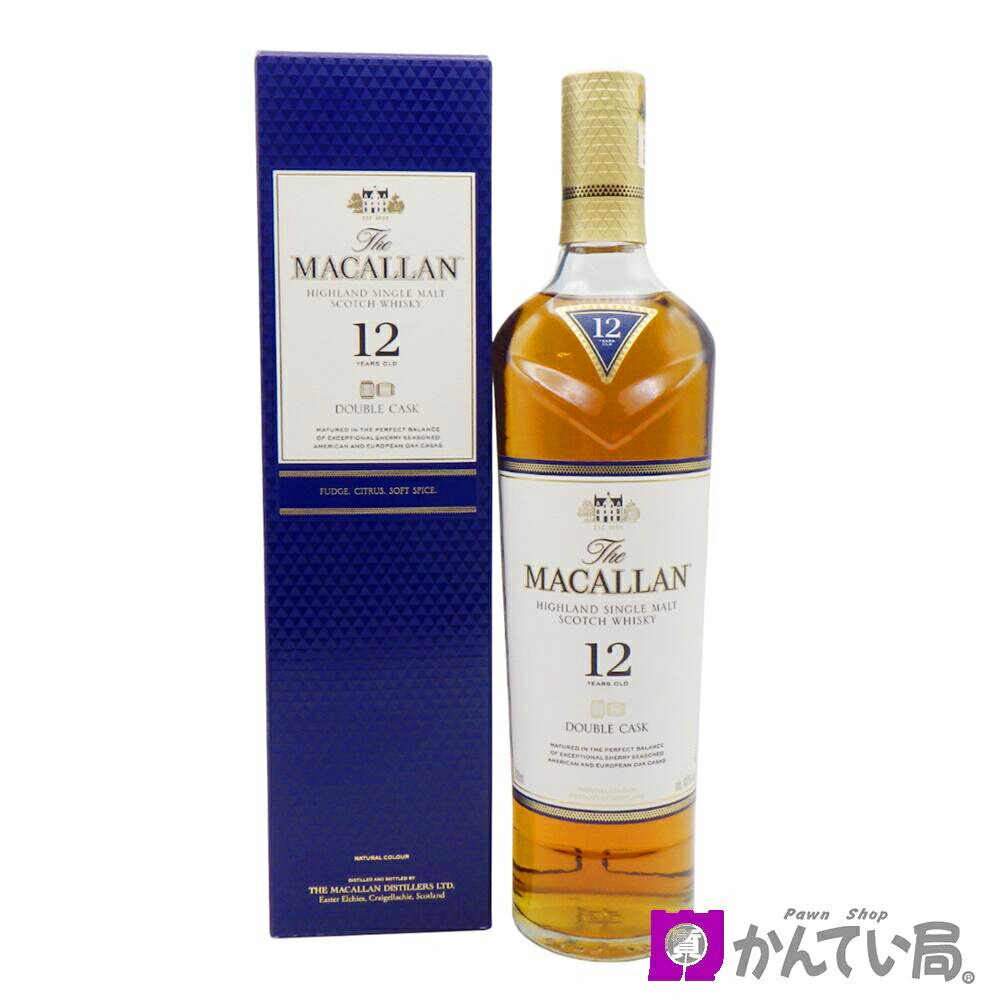 【ウイスキー】ザ マッカラン 12年 ダブルカスク 700ml 40% THE MACALLAN SHERRY ORK CASK ハイランド シングルモルト スコッチ 洋酒 お酒 古酒 箱付き