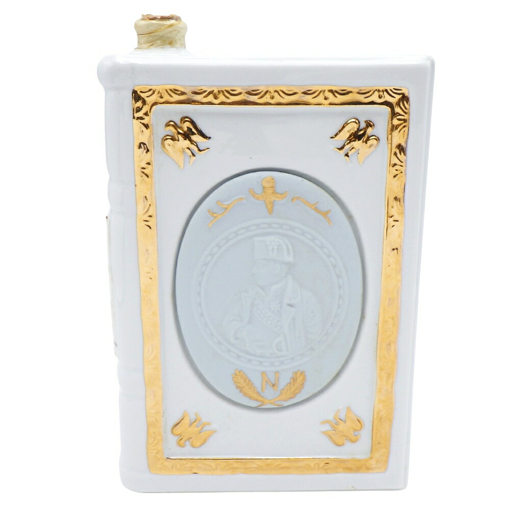 【ブランデー】ハーディ ナポレオン ブックボトル 700ml 40% 約1417g 陶器 ホワイト 本 コニャック 洋酒 古酒 お酒 箱/替栓付き A.HARDY COGNAC FINE NAPOLEON