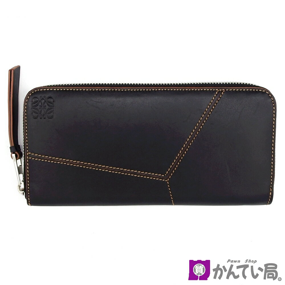 中古】LOEWE(ロエベ) ノット ジップアラウンド ウォレット 長 中古】LOEWE(ロエベ) ノット ジップアラウンド ウォレット 長