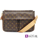 【中古】LOUIS VUITTON ルイヴィトン M51163 ヴィバ・シテGM モノグラム ワンショルダーバッグ 肩掛け PVC×レザー レディース