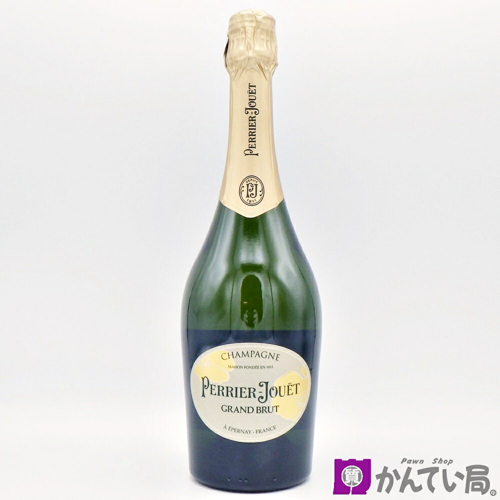 【未開栓】PERRIER JOUET ペリエ ジュエ グラン・ブリュット 750ml 12.5％ シャンパン シャンパーニュ スパークリングワイン 果実酒 フランス 辛口 お酒 ピノ・ノワール ピノ・ムニエ シャルドネ 質屋 かんてい局 金沢福久店 C24-26