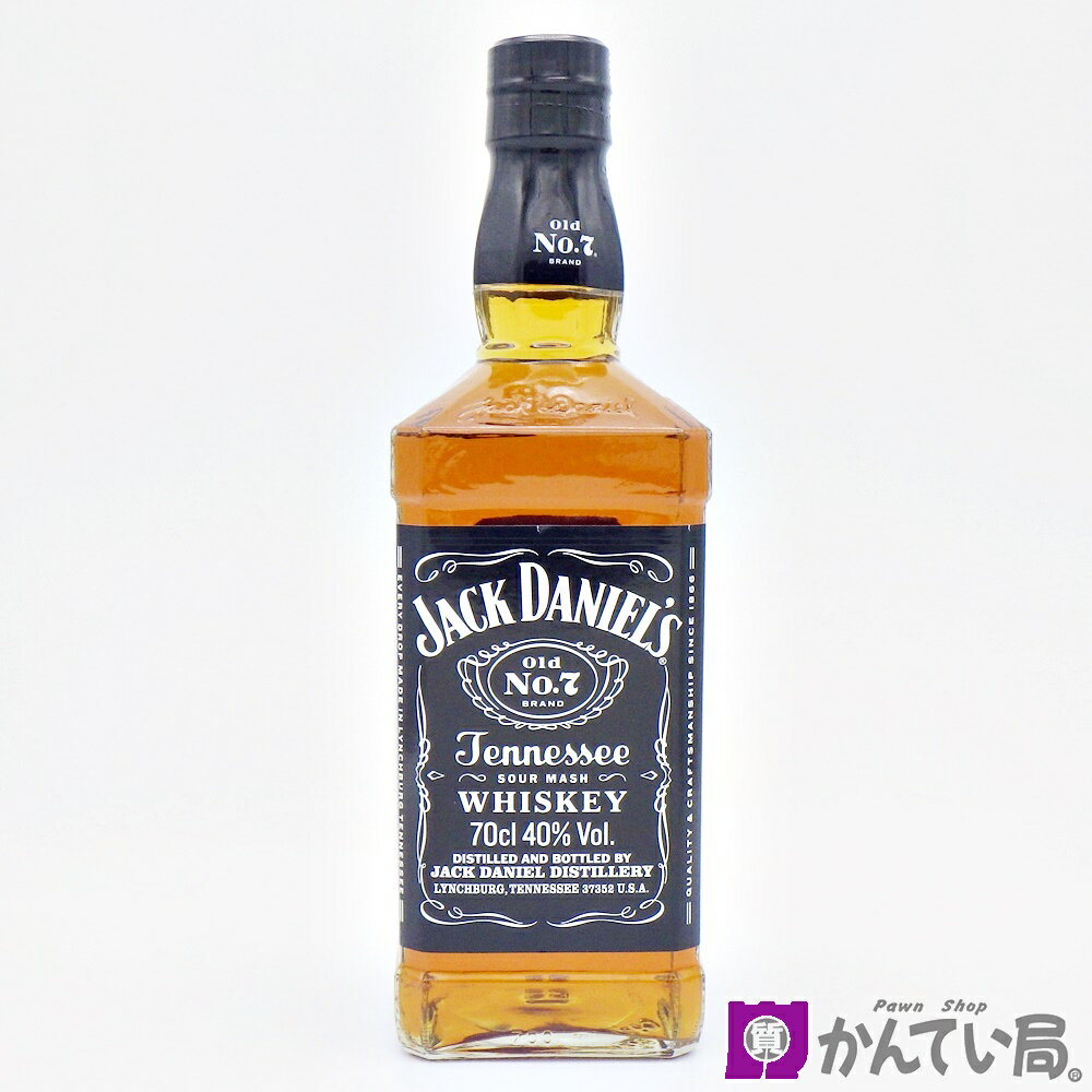 【未開栓】ウィスキー JACK DANIEL'S Old No.7 ジャックダニエル ブラック オールドNo.7 700ml 40% バーボン テネシー お酒 洋酒