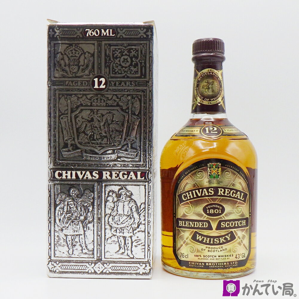 【未開栓】ウィスキー　シーバスリーガル　12年　760ml　43%　CHIVAS REGAL　スコッチ　ブレンデッド　お酒　洋酒　箱付き 1