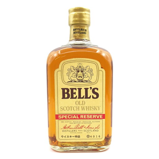 【未開栓】ウィスキー ベル スコッチ ウィスキー スペシャルリザーブ 750ml 43% BELL'S OLD SCOTCH WHISKY SPECIAL RESERVE ブレンデッド スコッチ 特級 お酒 古酒 箱付き