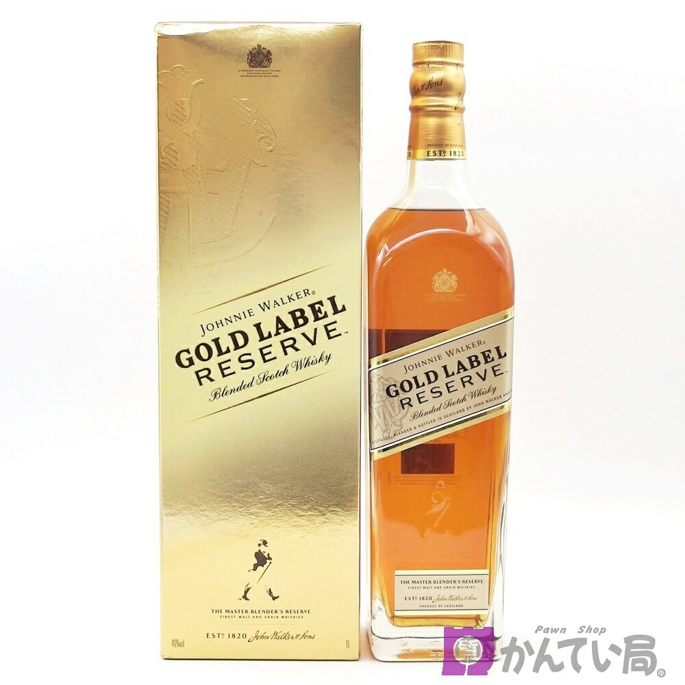 【未開栓】ウィスキー ジョニーウォーカー ゴールドラベル リザーブ 1,000ml 1L 40% Johnnie Walker GOLD LABEL RESERVE ヴィンテージ 洋酒 古酒 箱付き