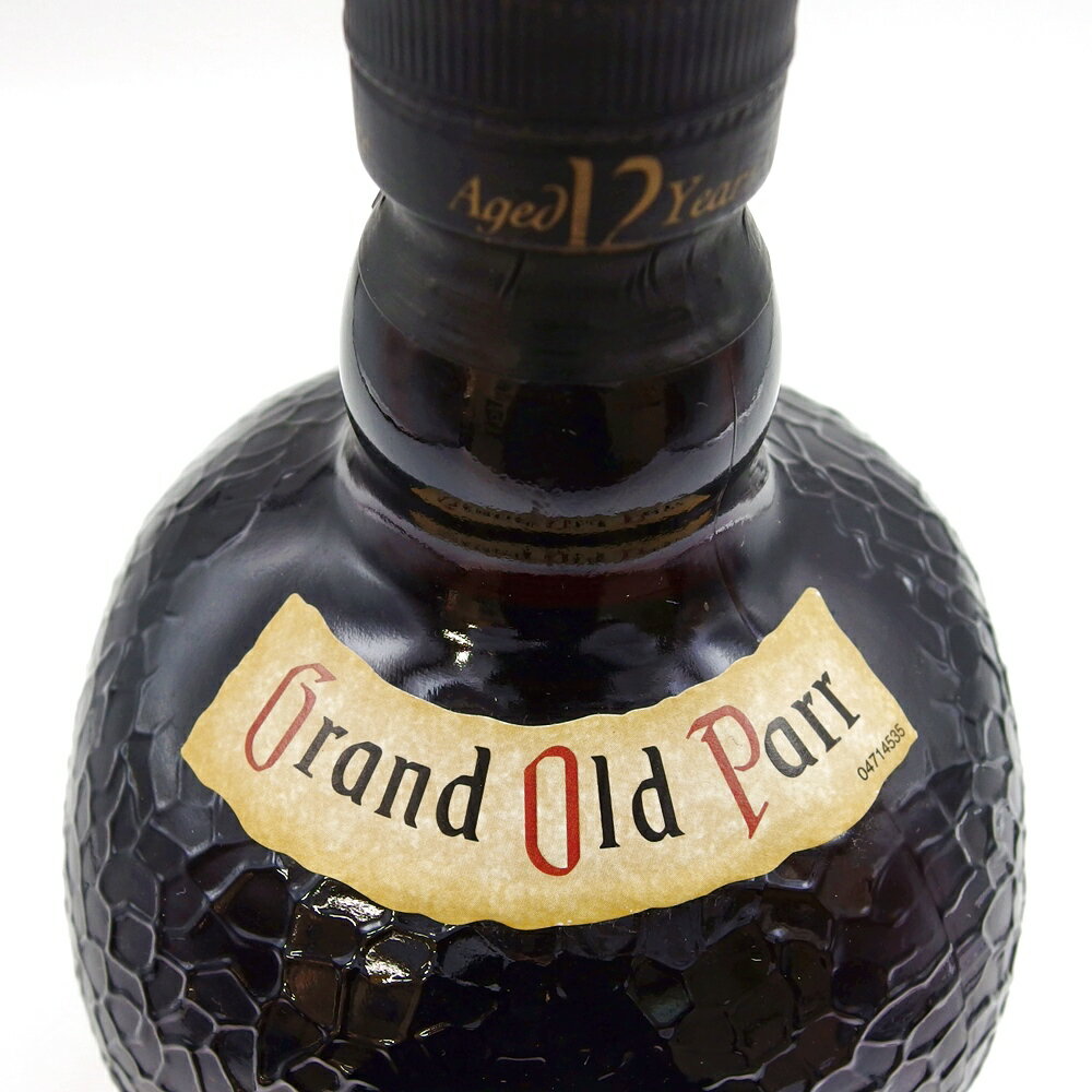 【ウィスキー】グランドオールドパー 12年 デラックス 1000ml 1L 43% ブレンデッド スコッチ スコットランド お酒 洋酒 Grand Old Parr De Luxe Scotch Whisky Aged 12 Years