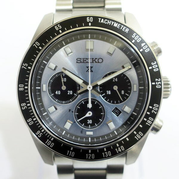 SEIKO　セイコー　V192-0AH0　プロスペックス　ライトブルー文字盤　ソーラー 腕時計【極美品】【送料無料】【質屋かんてい局横浜港南店】中古品 used A