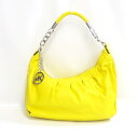 MICHAEL KORS マイケルコース イエロー レザー 2WAY ショルダーバッグ【極美品】【送料無料】【質屋かんてい局横浜港南店】中古品 used A(4)