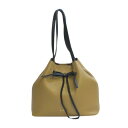 FURLA フルラ レザー 巾着 ショルダーバッグ【送料無料】【質屋かんてい局横浜港南店】中古品 used AB