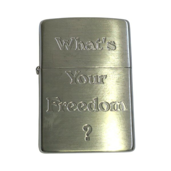 ZIPPO ジッポー Winston 2016年製 Whats Your Freedom オイルライター【送料無料】【質屋 かんてい局横浜港南店】新品同様品 used SA