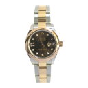 ROLEX ロレックス 279161G デイトジャスト K18 PG×SS スターダイヤ IXダイヤ チョコレート・ブラウン文字盤 レディース 自動巻き 腕時計 ランダム【代引不可】【送料無料】【ショッピングローン 10回まで無金利】中古品 used AB(2)