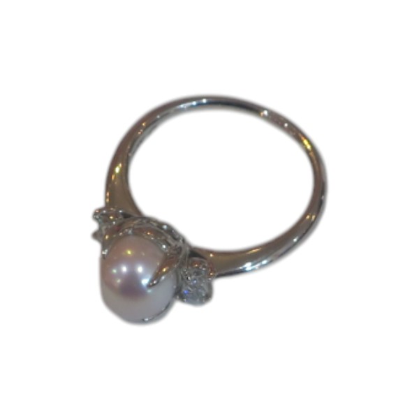 【中古】Pt900プラチナパールダ...