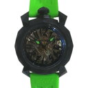 GaGA MILANO ガガミラノ 8560.CY.01 フォージドカーボン 45mm 自動巻き 腕時計 限定100本【送料無料】【質屋かんてい局横浜港南店】中古品 used AB