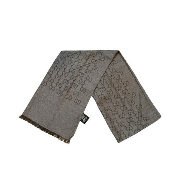 GUCCI グッチ GG柄 大判ショール【送料無料】【質屋かんてい局横浜港南店】中古品 used AB