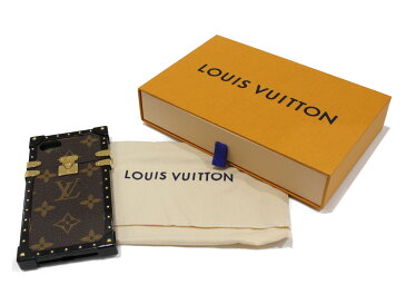 【箱・布袋あり】　LOUIS VUITTON ルイヴィトン　アイ・トランク　アイフォン7ケース　M64479　モノグラム　レディース　オシャレ　プレゼント包装可　【中古】