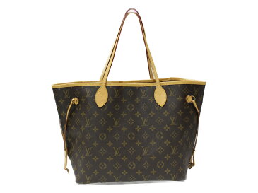 LOUIS VUITTON　ネヴァーフルMM　M40156　モノグラム　ベージュ　トートバッグ　レディース　定番　軽い　大容量　プレゼント包装可　【中古】