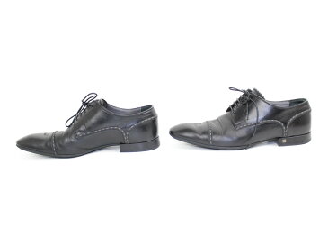 LOUIS VUITTON ビジネスシューズ ブラック レザー メンズ ウィメンズ 人気 ブランド 靴 シューズ ビジネス 仕事 スーツ【中古】