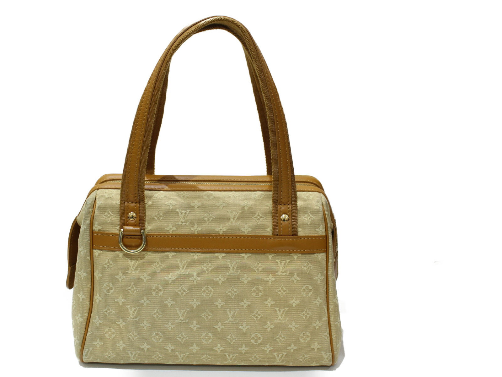 【箱有り☆中古品】LOUISVUITTON　ジョセフィーヌPM M92416 　モノグラムミニ/ライトベージュ系　キャンバス レディース　メンズ　ユニセックス　ハンドバッグ　ミニボストン　おしゃれ　プレゼント包装可