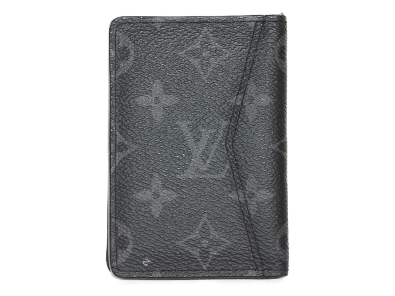 LOUIS VUITTON オーガナイザー・ドゥ ポッシュ M6169 モノグラム・エクリプス/ブラック グレー メンズ レディース ウィメンズ 人気 ブランド 小物 名刺入れ カードケース カード入れ【中古】