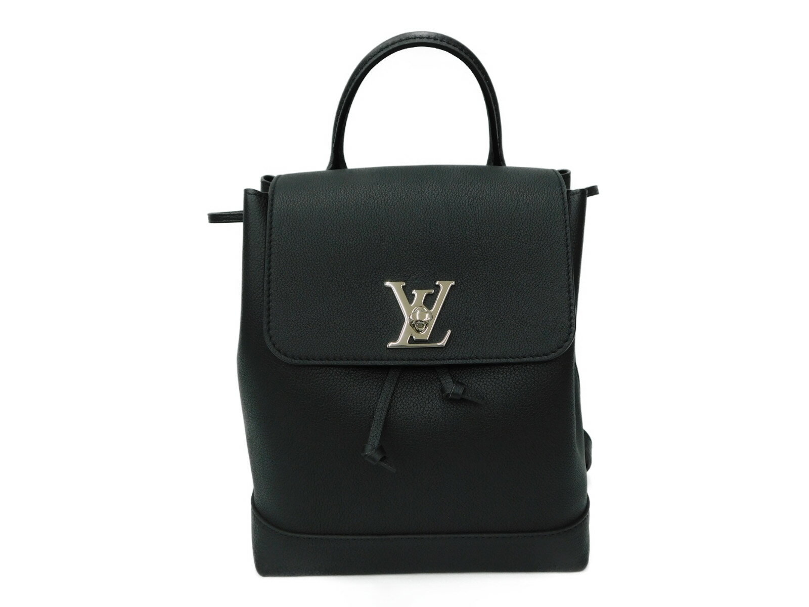 【中古】LOUIS VUITTON　ルイヴィトン　ロックミー　バックパック　M41815　バックパック　リュック　カーフレザー　ブラック　レザー　シルバー金具　旅行　お出かけ　プレゼント包装【中古】　新居浜店