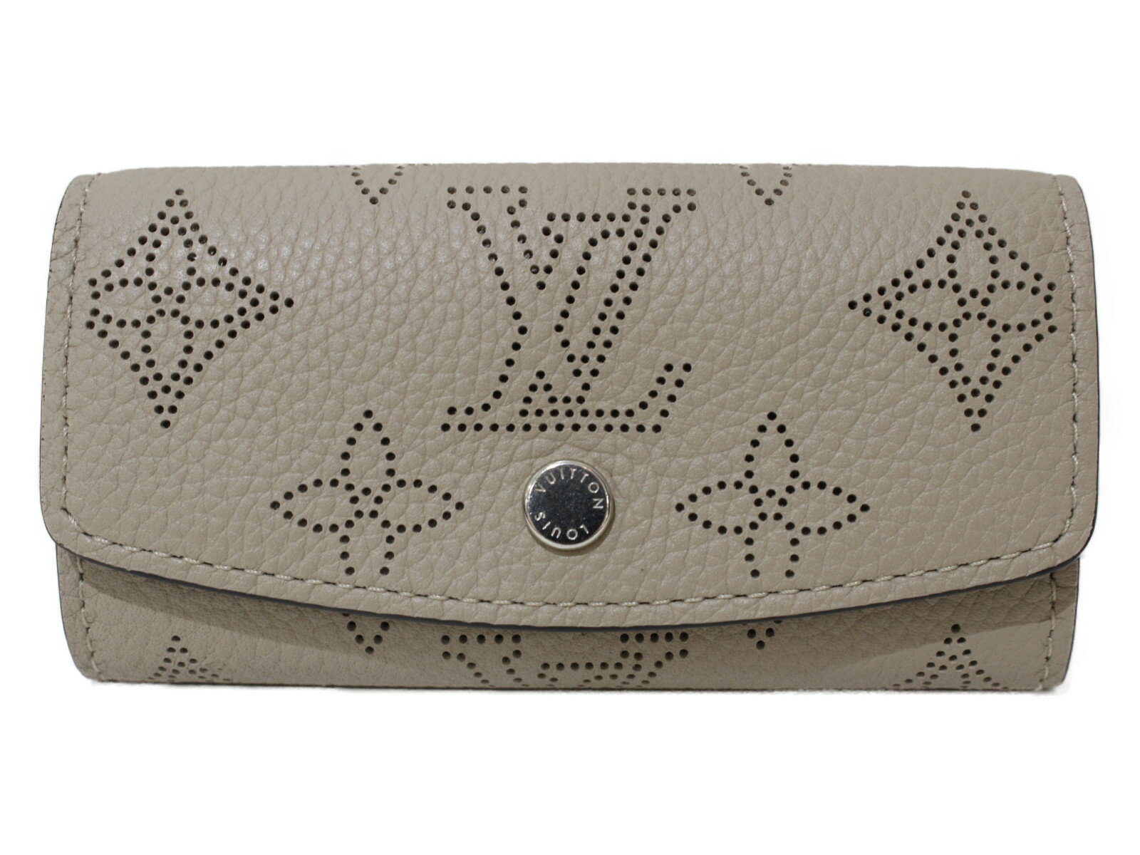 【☆未使用品☆】【箱・布袋あり】LOUIS VUITTON　ミュルティクレ4　M64055　マヒナ　ガレ　ベージュ　レディース　キーケース　シンプル　ギフト　プレゼント包装可　【中古】　松前R56号店のサムネイル