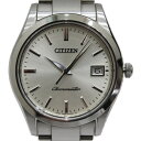 CITIZEN　シチズン　ザ・シチズン　AB9000-52A　クオーツ　デイト　SS　シルバー　メンズ　腕時計【中古】松前R56店