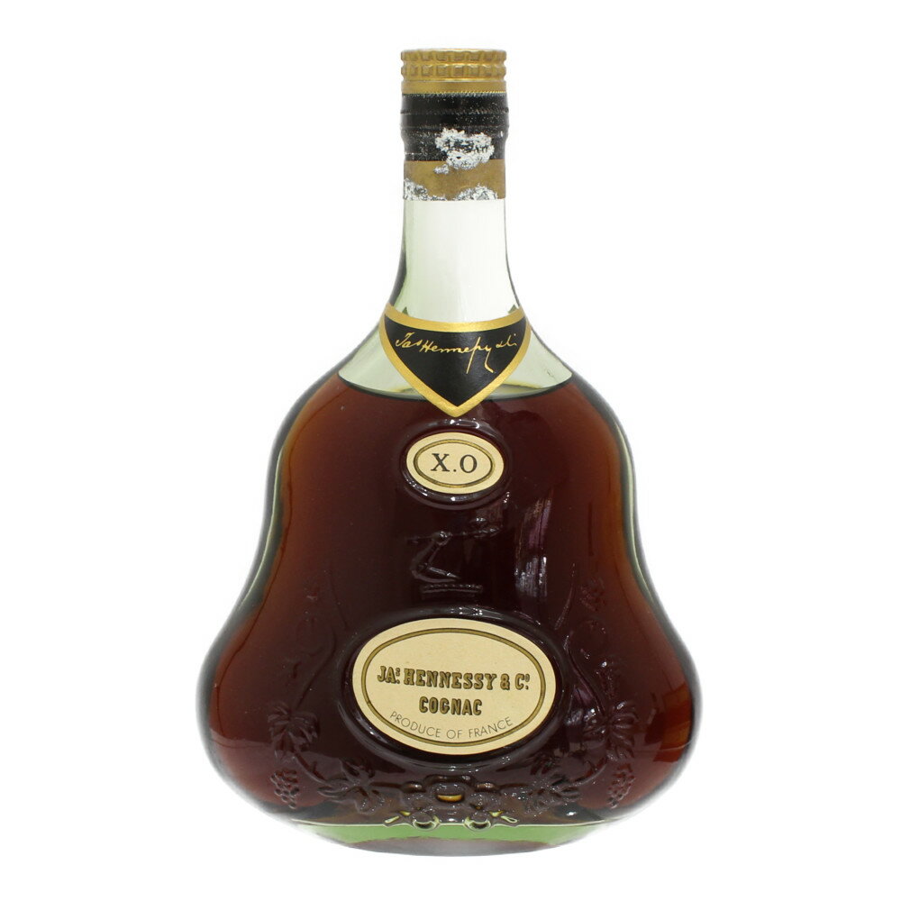 【箱付】JA,s HENNESSY　X.O.　ジャズ　ヘネシー　金キャップ　グリーンボトル　コニャック　ブランデー【古酒・中古】松前R56店 1