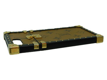 【箱・布袋あり】LOUIS VUITTON ルイヴィトン M64484 アイ・トランク iphone7+ スマホケース モノグラム キャメル レディース メンズ ユニセックス ギフト 贈り物 プレゼント包装【中古】 新居浜店