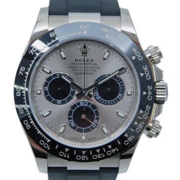 【2020年ギャラ】ROLEX ロレックス コスモグラフ デイトナ 116519LN ランダム 自動巻き クロノグラフ 金無垢 ホワイトゴールド ラバー シルバー メンズ 腕時計【中古】