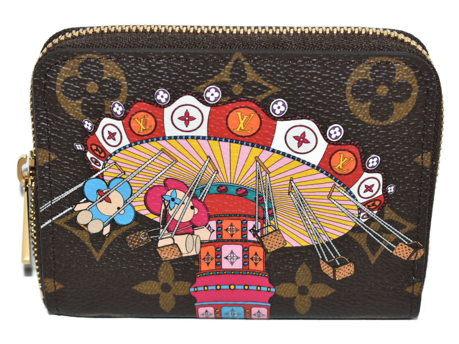 【日本限定品☆中古品】 LOUISVUITTON ジッピーコインパース M69755 モノグラム/ブラウン系 コーティングキャンバス レディース　メンズ　ユニセックス　小銭入れ　コインケース　ヴィヴィエンヌ　限定品　プレゼント包装可 【中古】松山久万ノ台店のサムネイル