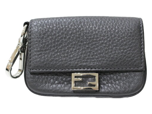 FENDI フェンディ ナノバケットチャーム レザー グレー キーホルダー レディース メンズ ユニセックス シンプル ギフト プレゼント包装可 【中古】 松山朝生田店 FENDI フェンディ ナノバケットチャーム レザー グレー キーホルダー レディース メンズ ユニセックス シンプル ギフト プレゼント包装可 【中古】 松山朝生田店