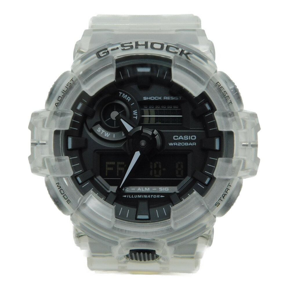 ブランド CASIO(カシオ) 商品名 G-SHOCK 型番 GA-700SKE-7AJF シリアル 　 参考価格 ¥17,050 商品ランク NEW(展示品)　 ケース 樹脂 ベルト 樹脂バンド 文字盤 ブラック ガラス 無機ガラス サイズ(リューズを除く) 47mm ムーブメント クオーツ 機能 