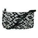 【布袋あり】LOUIS VUITTON ルイヴィトン LV×UFポシェットアクセソワール M45565 モノグラム タフテッド加工 ハンドバック ポーチ ホワイ...